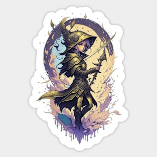 Elf warrior Sticker